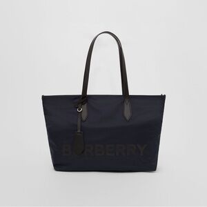 Burberry Navy Blue Tote Bag